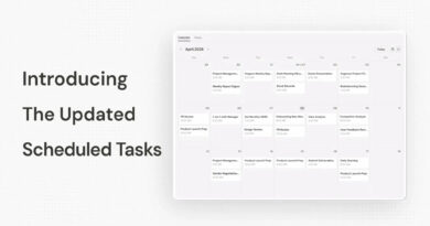 Interface da Manus AI mostrando o painel do Scheduled Tasks 2.0 com calendário de automações