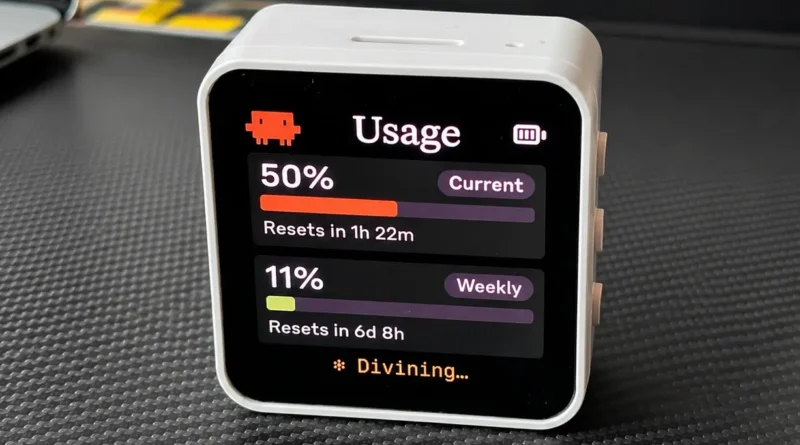 Painel Clawdmeter via GitHub com fonte e cores personalizadas