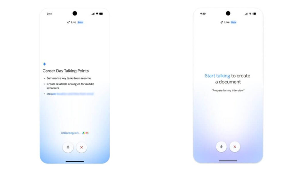 Google Docs Live com IA conversacional