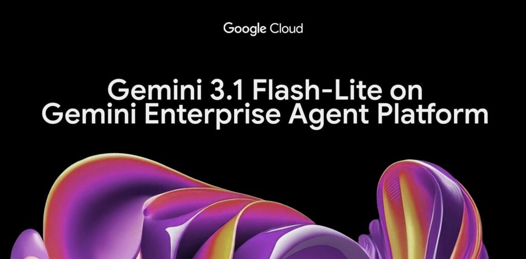 Google lança Gemini 3.1 Flash-Lite para o público global 2 Imagem promocional do modelo Gemini 3.1 Flash-Lite mostrando integração multimodal com imagem e texto.