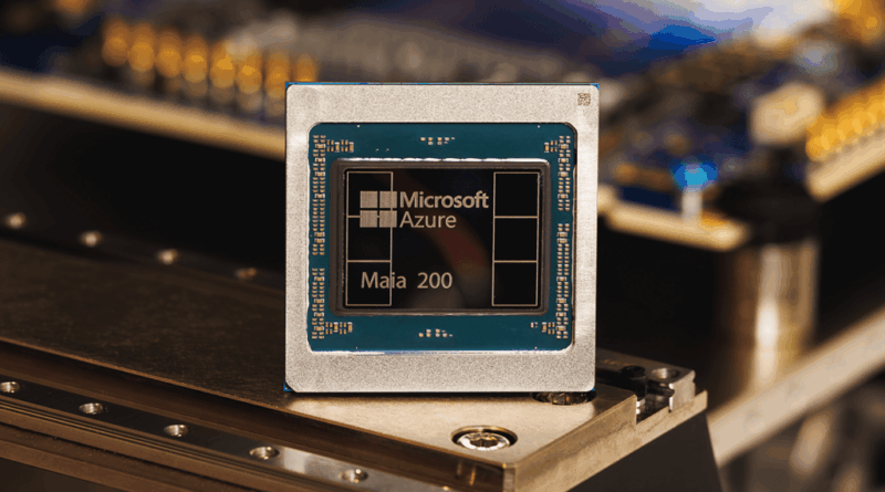 Anthropic mira chips da Microsoft para reduzir dependência da Nvidia 3 Chip Maia 200 desenvolvido pela Microsoft