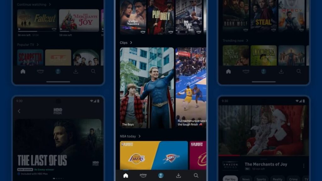 Prime Video lança 'Clips', feed no estilo TikTok para descoberta de conteúdo 1 Interface do Prime Video com o novo feed de vídeos curtos Clips, similar ao TikTok