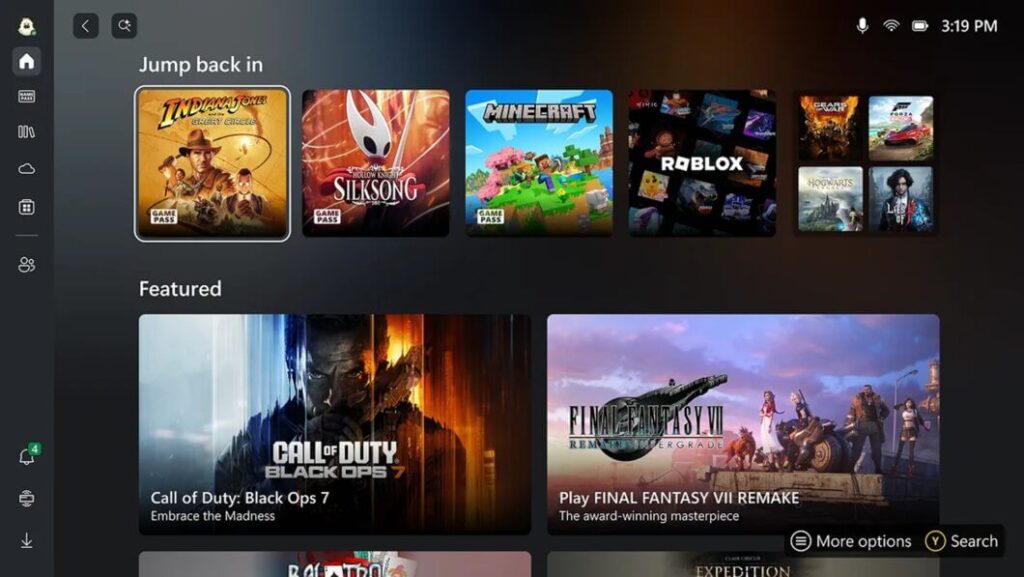 Xbox FSE precursor do Modo Xbox no Windows 11