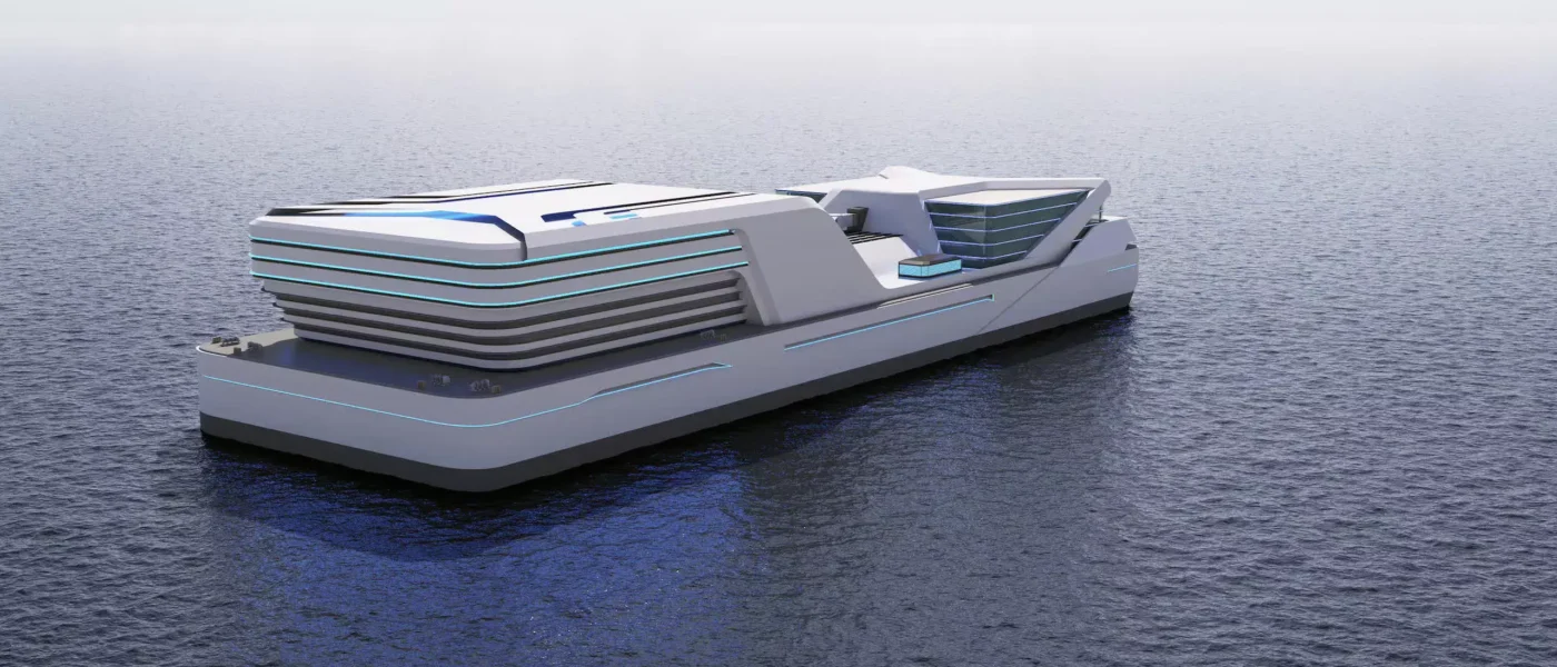 Data centers flutuantes da Samsung em navios para infraestrutura de IA marítima