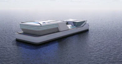 Data centers flutuantes da Samsung em navios para infraestrutura de IA marítima