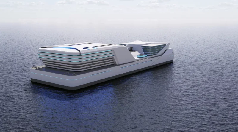 Data centers flutuantes da Samsung em navios para infraestrutura de IA marítima