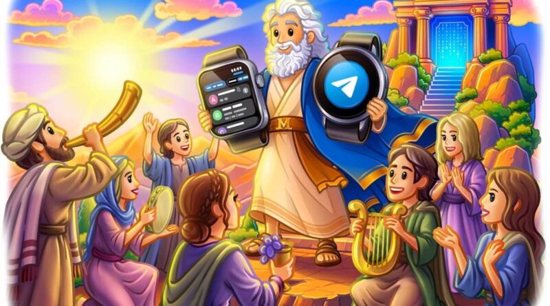 Telegram apps para smartwatch em Apple Watch e Wear OS com chats