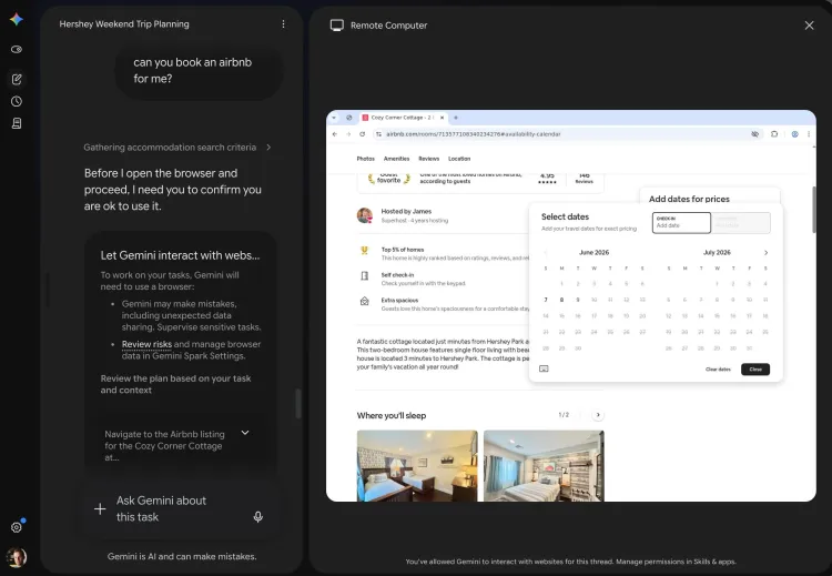 Gemini Spark: o agente de IA mais impressionante e assustador da Google 5 CleanShot 2026 06 02 at