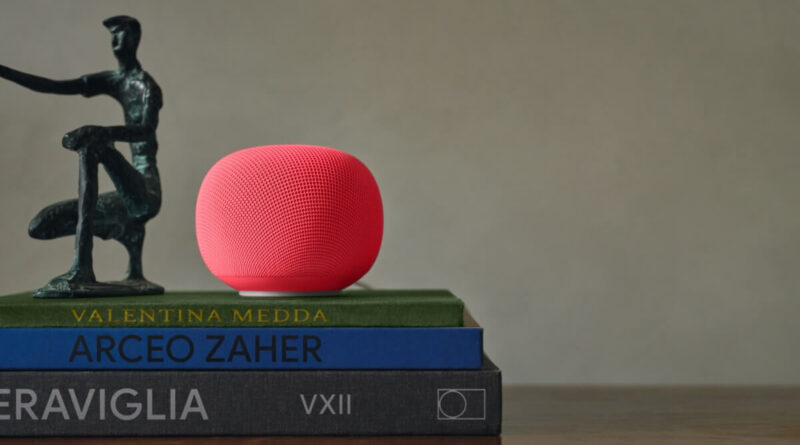 Google Home Speaker chega com Gemini e IA 2 Google Home Speaker com Gemini em cor Berry para casa inteligente
