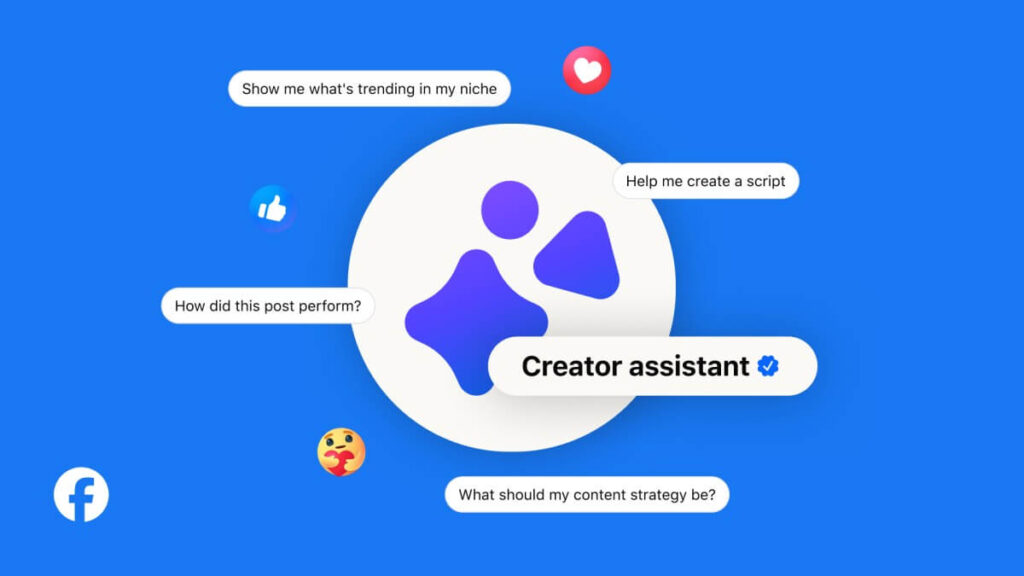 Meta lança assistente de criadores com IA no Facebook 2 Interface do novo assistente de criadores com IA do Facebook com dados de desempenho e recomendações personalizadas