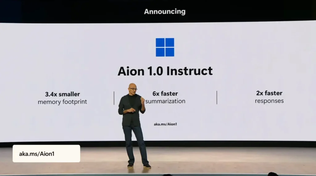 Microsoft Build 2026: IA, Copilot e novos modelos MAI 9 Demonstração do aplicativo Copilot Super App unificando chat, Cowork e controle de projetos no Microsoft Build 2026.