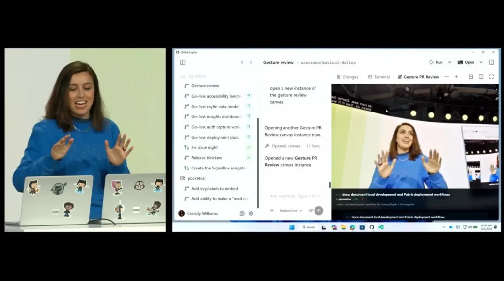 Microsoft Build 2026: IA, Copilot e novos modelos MAI 11 Apresentação do novo terminal de IA do Windows no Microsoft Build 2026 integrando GitHub Copilot e automação de comandos.