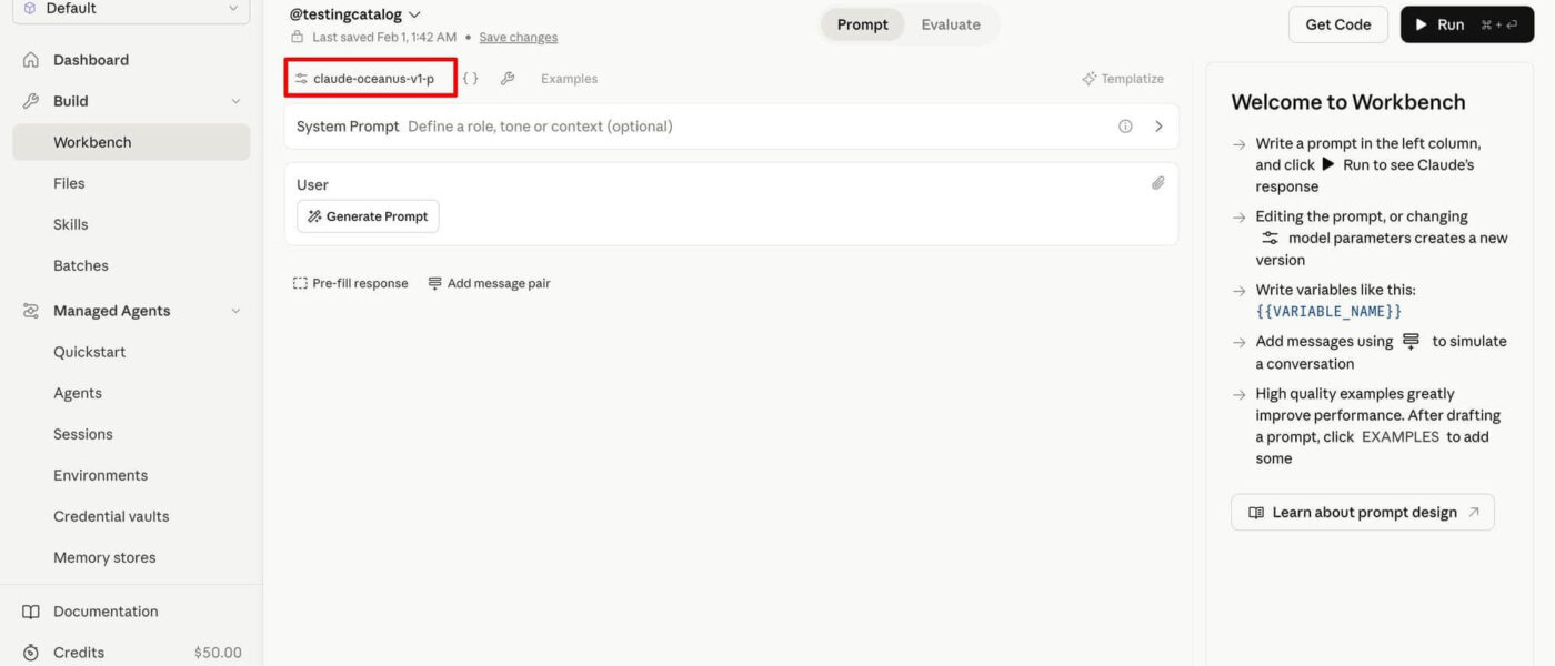 Claude Mythos Oceanus em testes de red teaming na plataforma da Anthropic