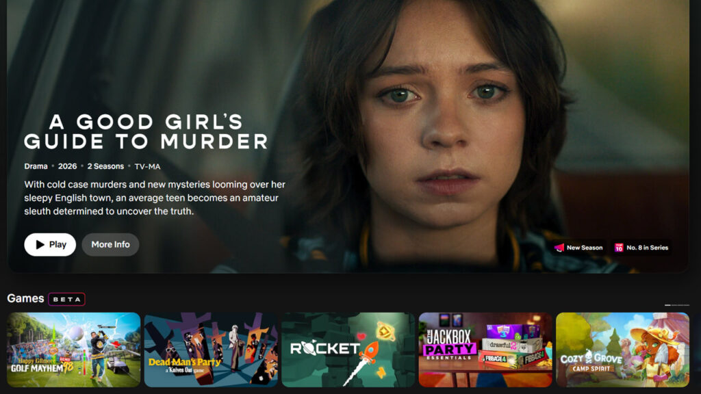 Netflix testa novo visual do site com interface web renovada e cards arredondados