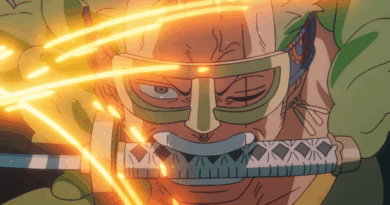 One Piece episódio 1170 mostra Luffy Zoro e Scopper Gaban em Elbaph