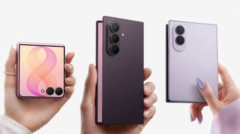 Samsung Galaxy Z Fold 8 com tela Flex Titanium e design dobrável
