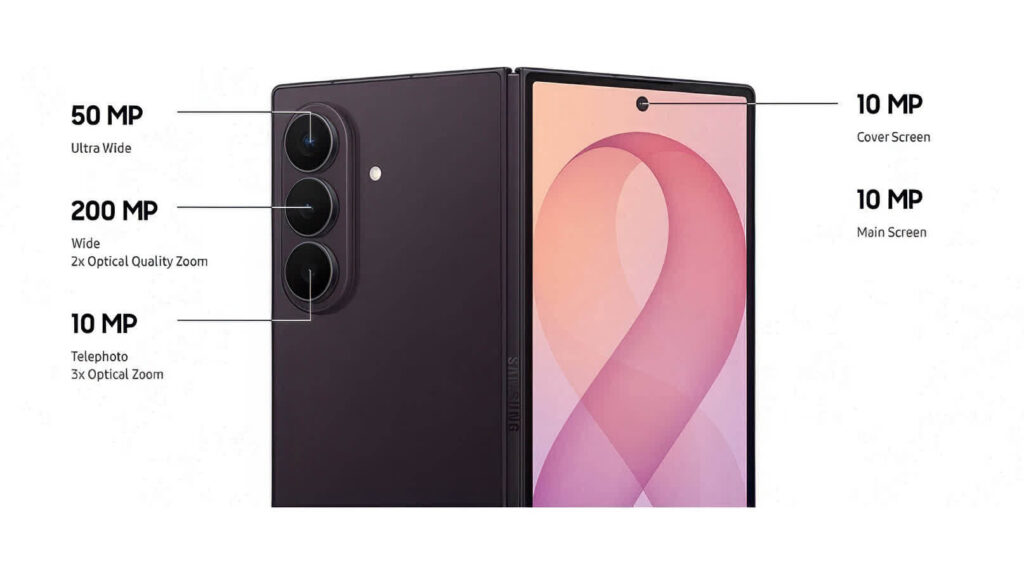 Galaxy Z Fold 8 Ultra com câmera de 200 MP e tela dobrável