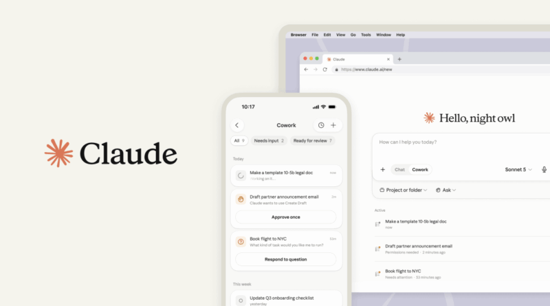 Claude Cowork chega ao celular e web com agente de IA da Anthropic