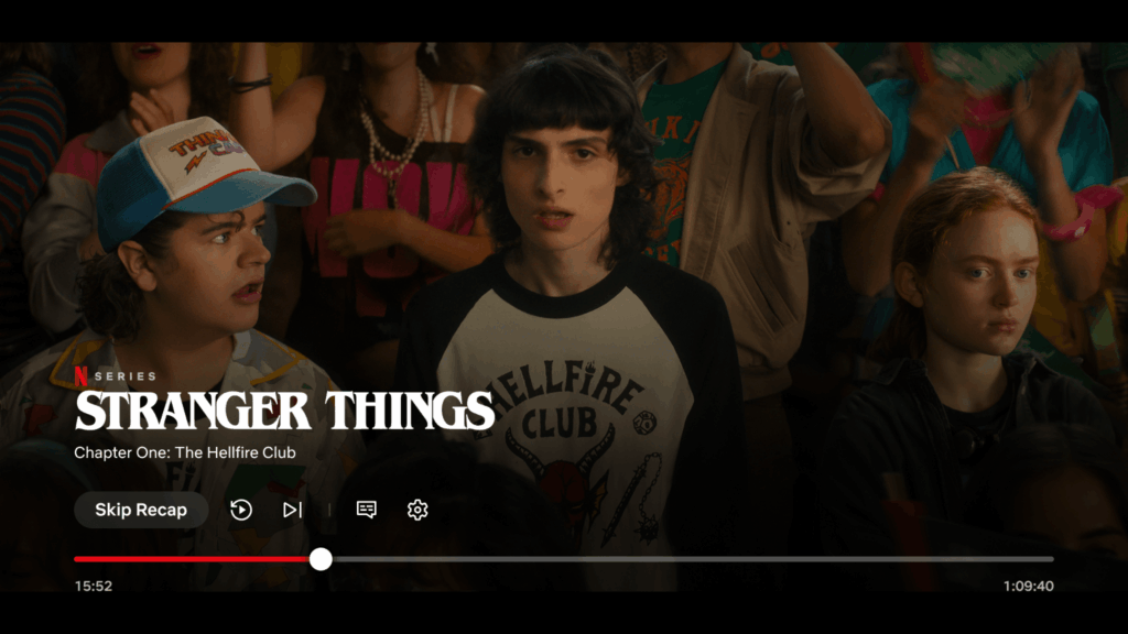 Novo player da Netflix muda controles na TV 6 Controles reposicionados no novo player da Netflix para TVs conectadas