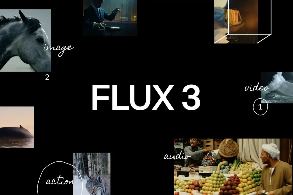FLUX 3 Video da Black Forest Labs com geração multimodal e áudio nativo