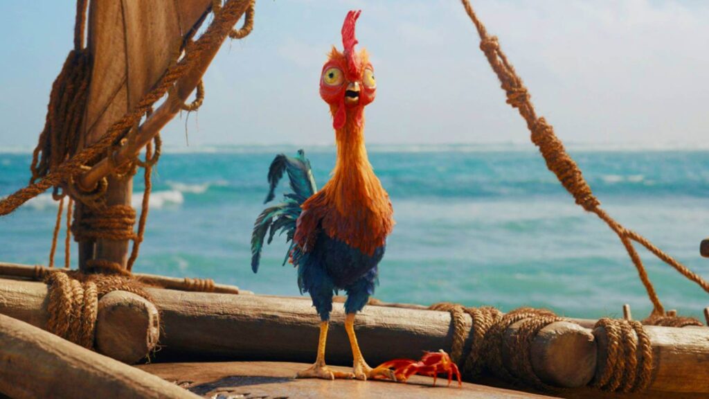 Moana live-action bilheteria decepciona na estreia 2 Moana live-action bilheteria mostra Hei Hei em cena do remake da Disney