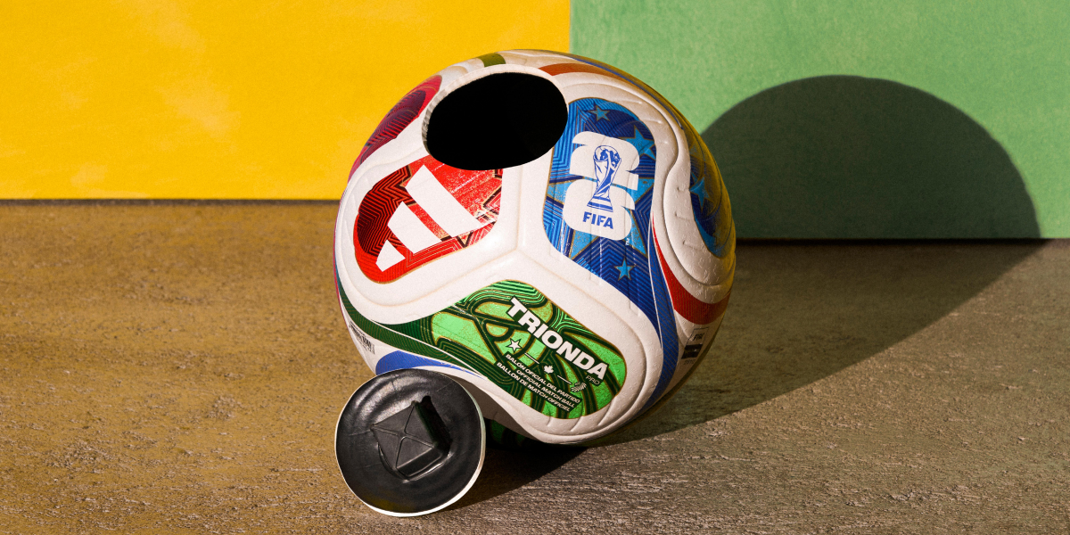 Chip da bola Trionda com sensores IMU usados no VAR da Copa