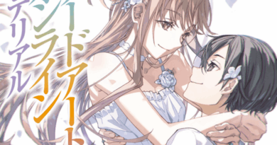 Kirito e Asuna em destaque no lançamento da light novel Sword Art Online Sugary Days
