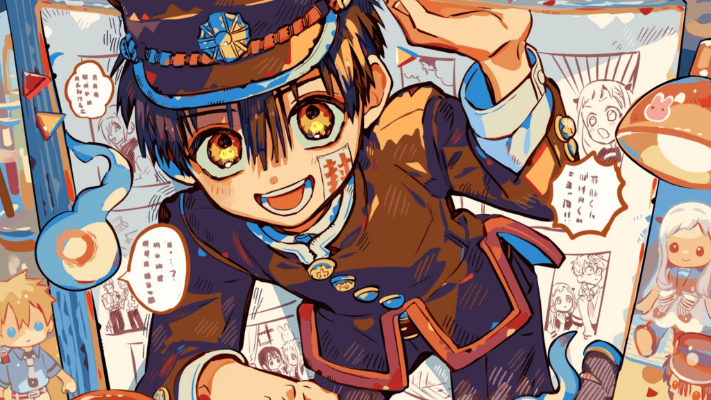 Mangá Jibaku Shounen Hanako-kun volta após pausa médica 2 Imagem promocional do mangá Toilet-Bound Hanako-kun que retorna à Monthly GFantasy