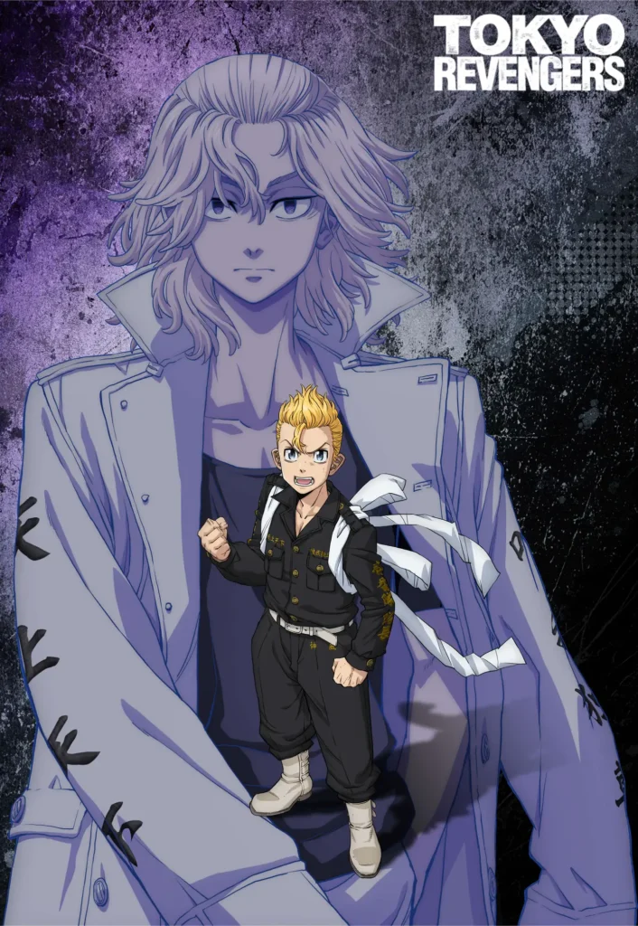 Tokyo Revengers 4ª temporada ganha trailer e visual 3 Visual principal do arco Guerra dos Três Titãs de Tokyo Revengers 4ª temporada