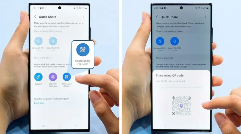 Quick Share por aproximação: como funciona no Android