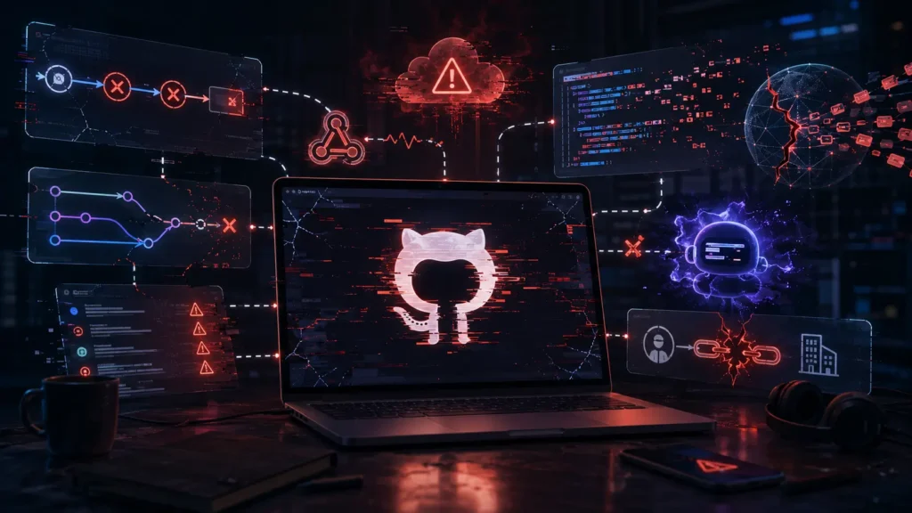 GitHub caiu hoje: instabilidade afeta Actions, APIs, Pull Requests, Copilot e downloads 1 GitHub caiu hoje: instabilidade afeta Actions, APIs, Pull Requests, Copilot e downloads