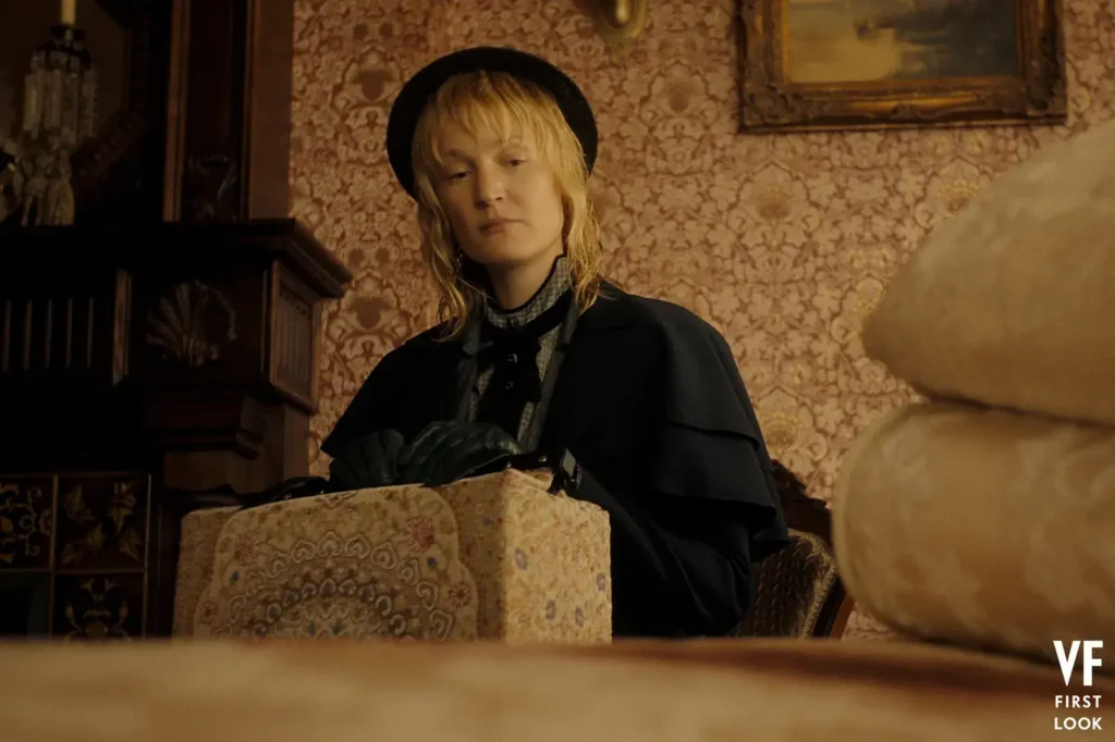 Cena de Monster The Lizzie Borden Story com atmosfera vitoriana e true crime