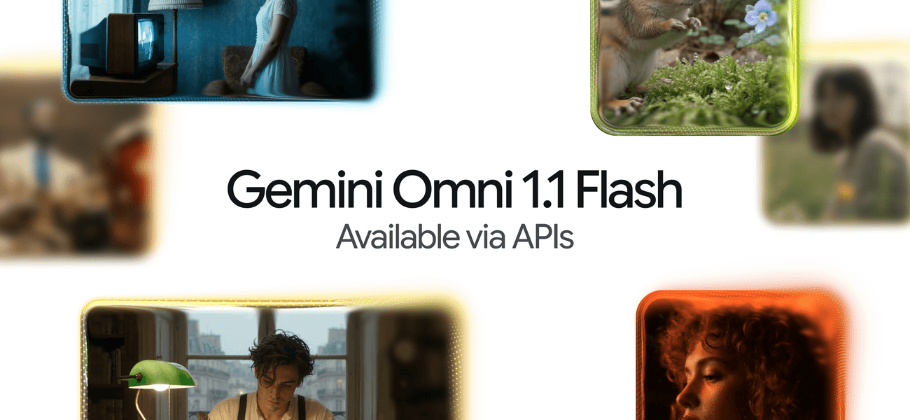 Gemini Omni 1.1 Flash para criação controlada de vídeo generativo com IA