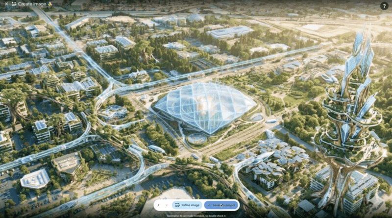 Google Earth IA é suspenso após críticas 1 Google Earth IA com imagem gerada por inteligência artificial em mapa real