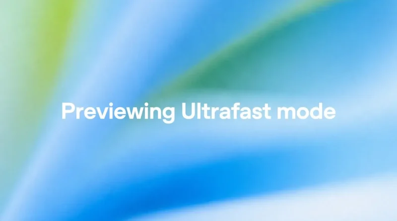 Ultrafast API da OpenAI acelera GPT-5.6 Sol 1 Ultrafast API da OpenAI com GPT-5.6 Sol e infraestrutura Cerebras