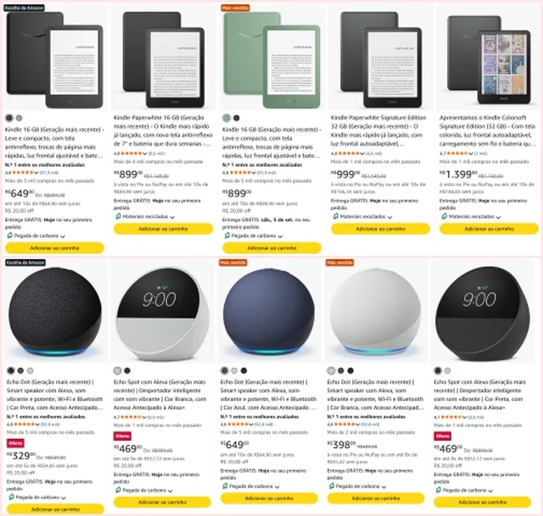 Preço do Kindle no Brasil sobe até 50%; entenda 3 c5a68901 9e9d 4b30 88a5 9be11f40d91e