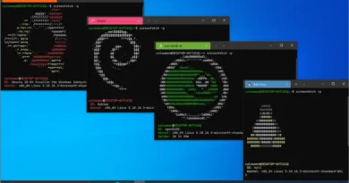 Computador exibindo Linux e Ubuntu no WSL dentro do Windows