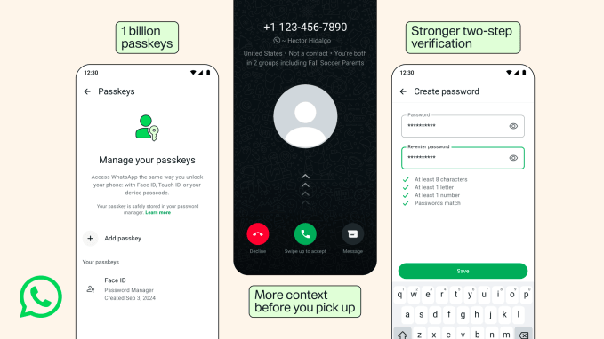 Segurança do WhatsApp: senha forte e mais passkeys 3 Tela do WhatsApp mostra recurso relacionado à proteção da conta