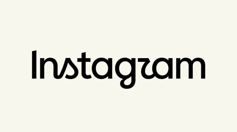 Novo logotipo do Instagram com marca textual redesenhada e tipografia cursiva