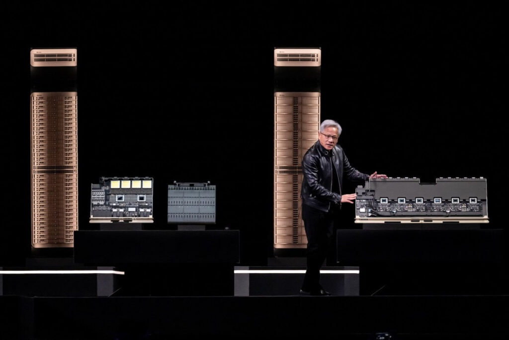Infraestrutura de IA da Nvidia com chips para data centers e GPUs