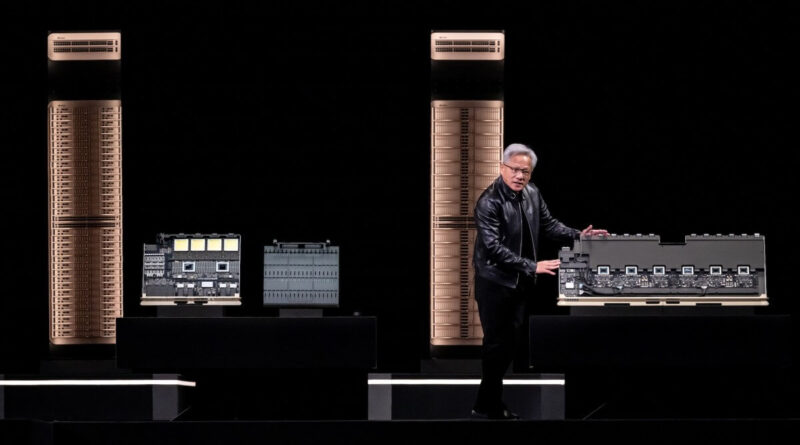 Infraestrutura de IA da Nvidia com chips para data centers e GPUs