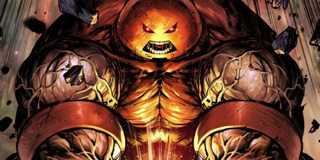 Os 10 Personagens Mais Fortes que o Homem-Aranha Venceu 15 juggernaut looking incredibly powerful
