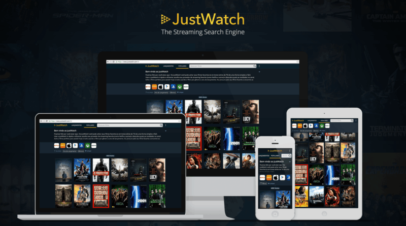 JustWatch removido do Google em telas com serviços de streaming