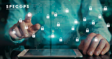 Ilustração de segurança digital com cadeados protegendo dados corporativos e credenciais do Active Directory