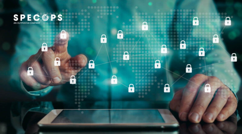Ilustração de segurança digital com cadeados protegendo dados corporativos e credenciais do Active Directory