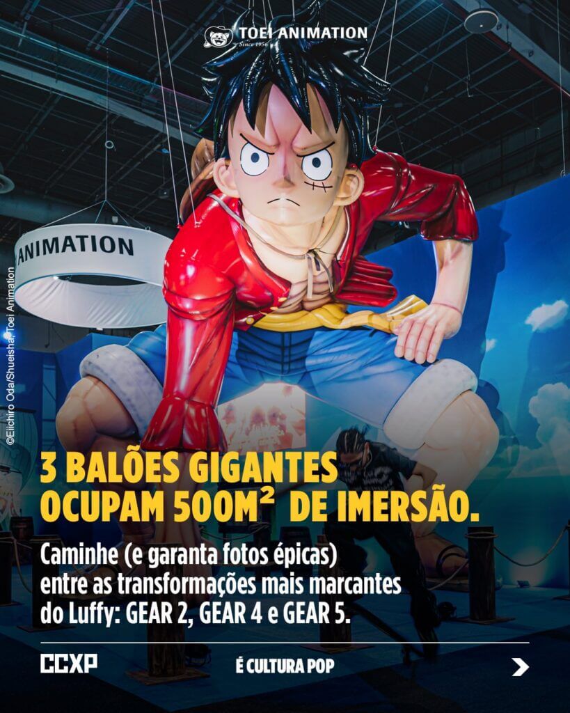 Exposição oficial de ONE PIECE confirmada para a CCXP26 no Brasil