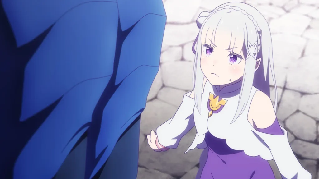 Imagem de prévia do conflito em Re:ZERO Temporada 4 episódio 18