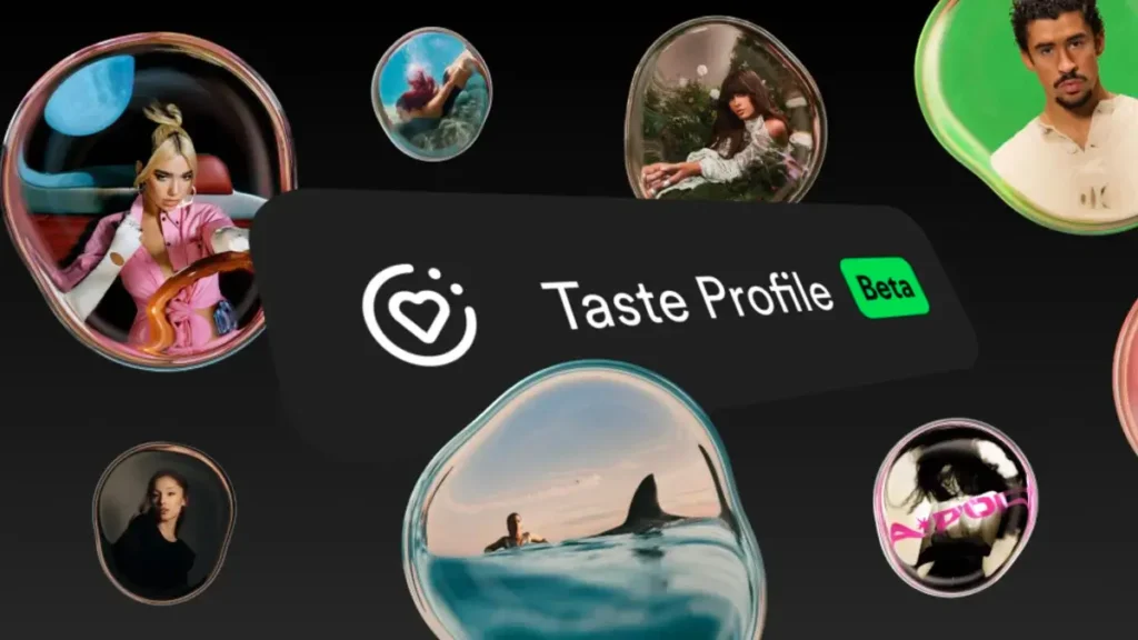Taste Profile do Spotify mostra preferências e controles de recomendações por IA