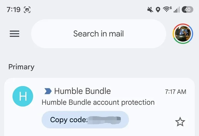 Gmail ganha botão para copiar código 2FA no celular 3 832609
