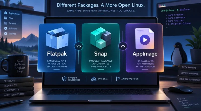 Flatpak, Snap ou AppImage: qual a diferença